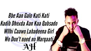 LIL BALIIL  SONG SOO BOOD  LYRICS  BY SHANTA SOMAALI [upl. by Jacintha]