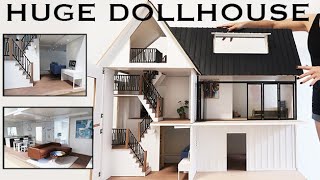 HUGE Dollhouse Build [upl. by Mailliw]