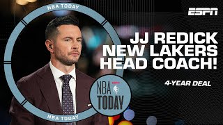 Theres a lot of UPSIDE  Woj on Lakers making JJ Redick new head coach 🙌  NBA Today [upl. by Conlee]