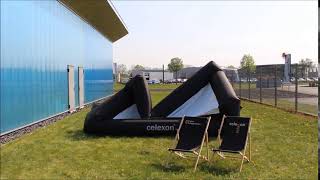 celexon INF200 Inflatable outdoor screen [upl. by Ativla]