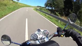 BMW R1100R insane beautiful motorcycle road  Part 1 [upl. by Bilat]