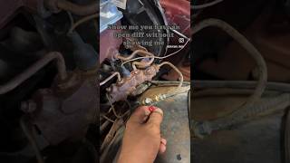 How to undercoat your car😂 patina burnout chevy barnfind fieldfind oldschool vintage [upl. by Madlen528]