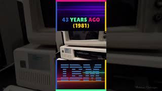 IBM Personal Computer Was Released On This Day 43 Years Ago In 1981 [upl. by Kerred891]