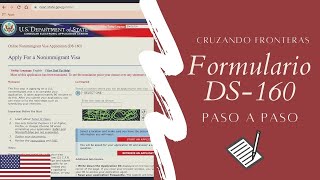 COMO LLENAR FORMULARIO DS160  2021 B1B2 [upl. by Leiser]