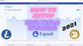 Setup Multiple Workers f2Pool 2021 [upl. by Frear]