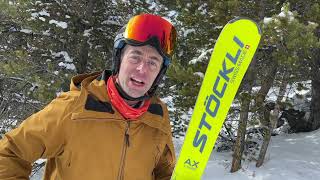 STOCKLI LASER AX  2022 SKI TEST [upl. by Collette]