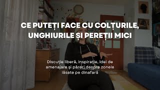 Idei de amenajare pentru colțuri unghiuri și pereți mici cu care nu știți ce să faceți [upl. by Prebo]