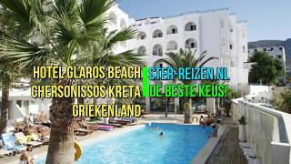 Hotel Glaros Beach Griekenland Kreta  Ster Reizen [upl. by Adnaram]