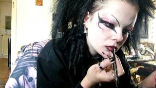 gothic make up tutorial [upl. by Idur]