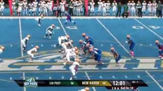 New Haven Football Highlights vs LIU Post [upl. by Mot]