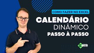 Como Fazer Calendário Dinâmico no Excel [upl. by Letnuahs]