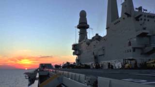 Overflying the Cavour aircraft carrier [upl. by Ajam]