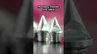 Machining Titanium Shoe Spikes [upl. by Kondon]