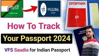 How to track vfs global visa application status online  how to track your passport [upl. by Nennerb]