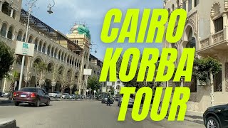 Heliopolis Korba Tour  Heliopolis Egypt  Driving In Egypt  Cairo Drive  Cairo Vlog 2021 [upl. by Tekcirk620]