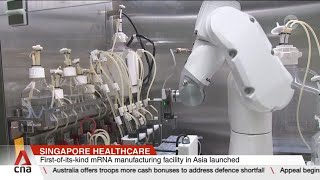 Singapore launches Asias first automated mRNA manufacturing facility [upl. by Lindsay]