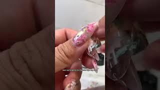 Do you really need transfer foil gel Watch this gelnailart shorts [upl. by Ynaffat]