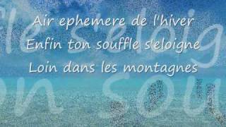 Caresse sur LOcean Lyrics [upl. by Yrram652]