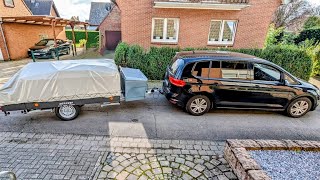 Cabanon Mercury Faltcaravan  erstes Camping in Holland Marveld Recreatie [upl. by Aillemac975]