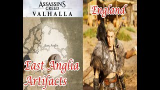 Assassins Creed Valhalla England East Anglia Artifacts [upl. by Patt]