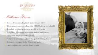 The Story of Millvina Dean RMS Titanic Survivor  30 James Street [upl. by Kotto]