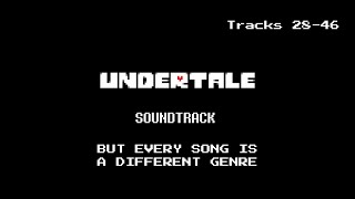 Undertale OST But Every Track Is A Different Genre  Part 3 AI Covers Alphabetical order [upl. by Htebiram]