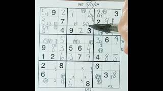 51624 SUDOKU 987 [upl. by Carmen746]