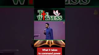 WHAT IT TAKES TO COMMAND POWER  APOSTLE MICHAEL OROKPO discipleship [upl. by Wilfreda]