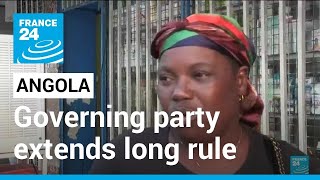 Angolas governing party wins divisive election extending long rule • FRANCE 24 English [upl. by Jud]