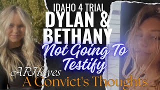 Dylan amp Bethany Not Testifying At Trial bryankohberger idaho4 kohbergertrial [upl. by Lucita]