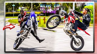 HOW TO WHEELIE A DIRT BIKE KEEPING YOUR WHEEL UP  JUSTDOITTRAY [upl. by Undry]