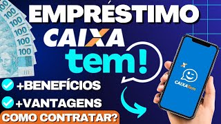 Como fazer EMPRÉSTIMO CAIXA TEM para NEGATIVADOS de R1000 [upl. by Drofdarb378]