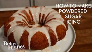 How to Make Powdered Sugar Icing [upl. by Annawal818]