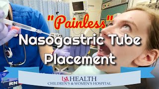 quotPainlessquot Nasogastric Tube Placement [upl. by Tj245]