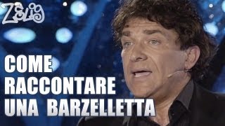 Come raccontare una barzelletta  Gioele Dix by Zelig [upl. by Yetta]