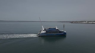 Hydrogenpowered ferry prepares to launch in San Francisco [upl. by Eleanor]