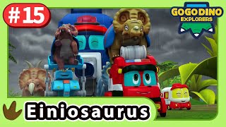 GOGODINO EXPLORERS  EP15 Einiosaurus with A Bent Horn  Dinosaur  Kids  Cartoon  Season 4 [upl. by Amelina593]