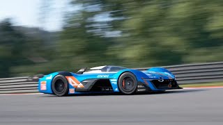 Signatech Alpine VGT LMH Le Mans Hypercar Livery Showcase Run at SainteCroix B GT Sport [upl. by Attolrahc]