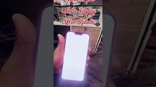 Iphone 13 pro white display after update repair in dibrugarh appleiphone teamiphone iphonexplus [upl. by Aik345]