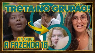 🐔A Fazenda 16 Grupão racha no quotJogo da Discórdiaquot Suelen e Julia são apontadas por aliados [upl. by Jeffry]