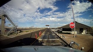 Port of Entry DOT Scale Weigh Station Scale House Nevada to Utah I80 east near Wendover [upl. by Ettezzus]