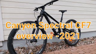 CANYON SPECTRAL CF 7 Overview 2021 NEW MODEL TRAILBIKE [upl. by Anglim]