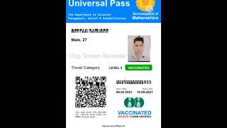 Photo wala vaccine certificate kaise banaye mobile se  Universal pass kaise banaen  Short vedio [upl. by Alleoj]