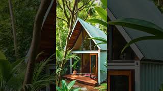 CONTAINER HOMES RUMAH HUTAN shorts rumah [upl. by Iveel890]