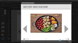 Navigating between Object States with a Button in an interactive InDesign Document [upl. by Selfridge]