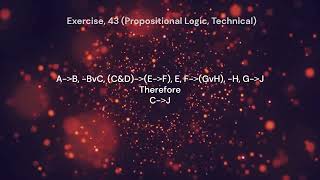 Exercise 43 Propositional Logic Technical [upl. by Allana567]