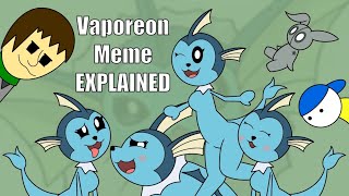 The Vaporeon Meme EXPLAINED Animated  Better Version [upl. by Eissolf]