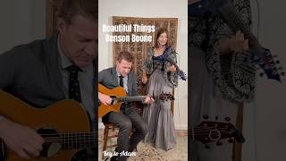 Beautiful Things by Benson Boone on Electric Violin and Guitar [upl. by Edahc705]