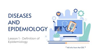 Diseases and Epidemiology  Definition of Epidemiology by Sophia Jiang [upl. by Celina]