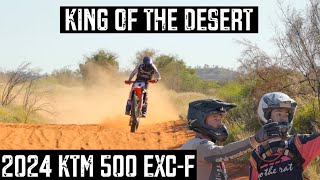 2024 KTM 500 EXCF KING OF THE DESERT [upl. by Peggy228]